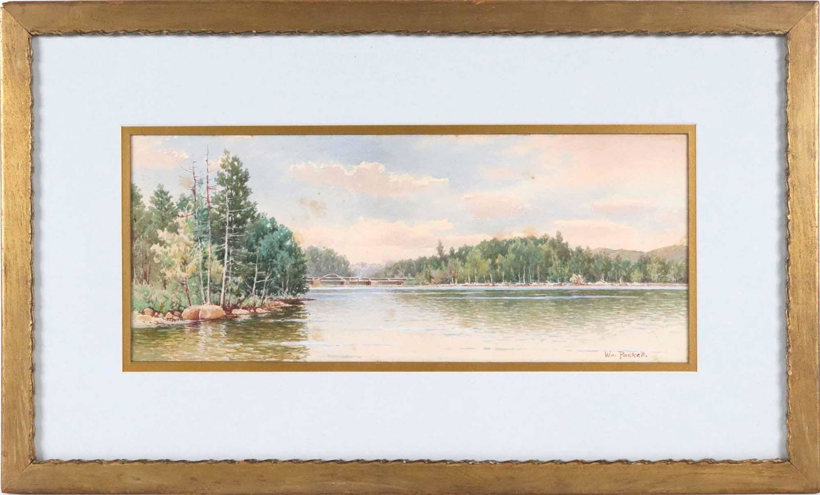 William F. Paskell, Lakescape with Bridge (1 of 14)