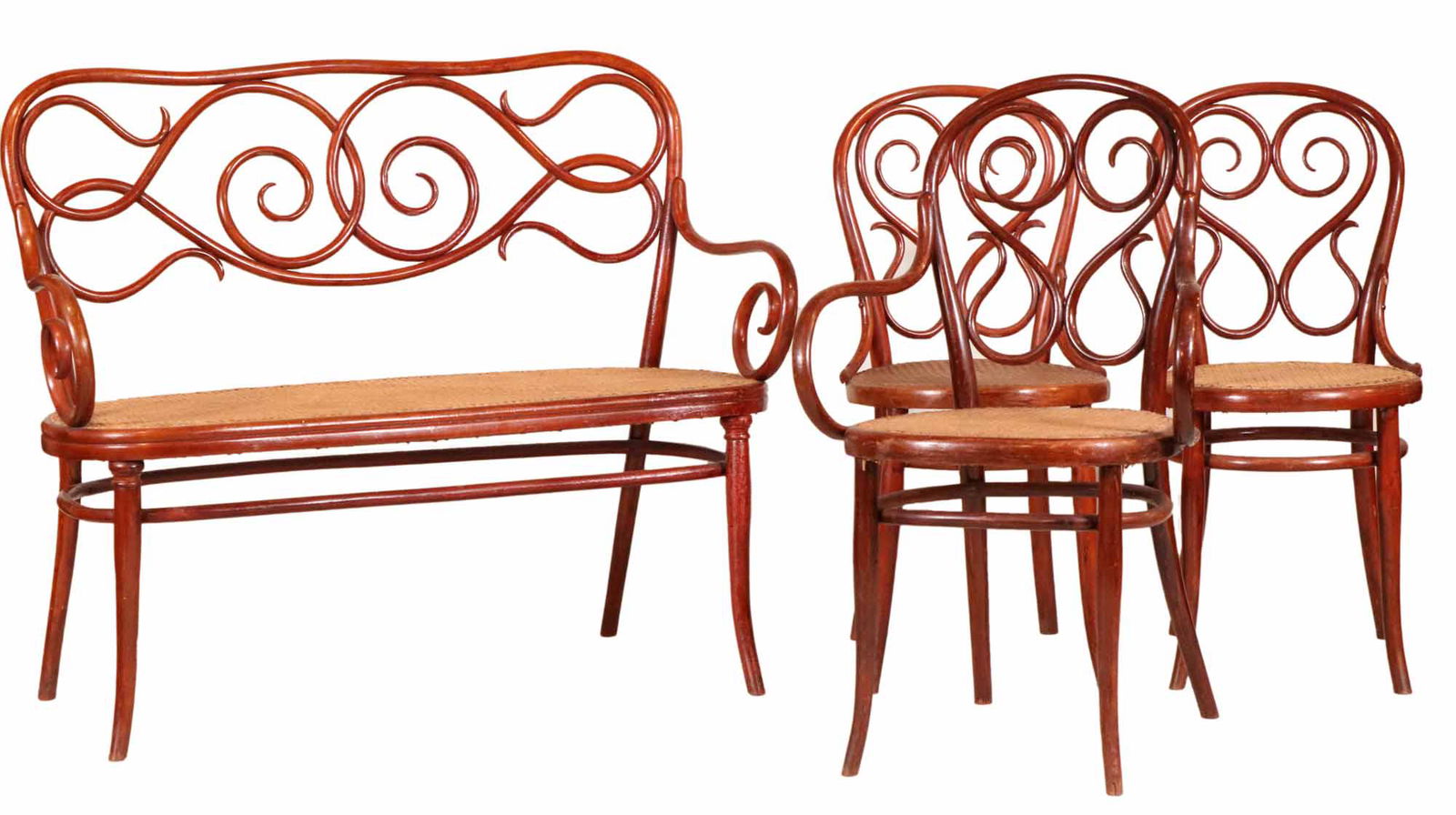 Suite of Bentwood Seating Furniture (1 of 8)
