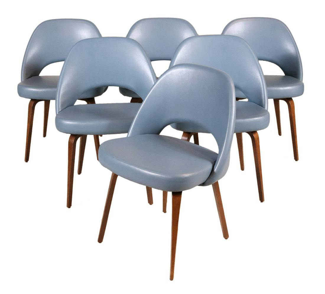 Six Eero Saarinen for Knoll Dining Chairs (1 of 10)