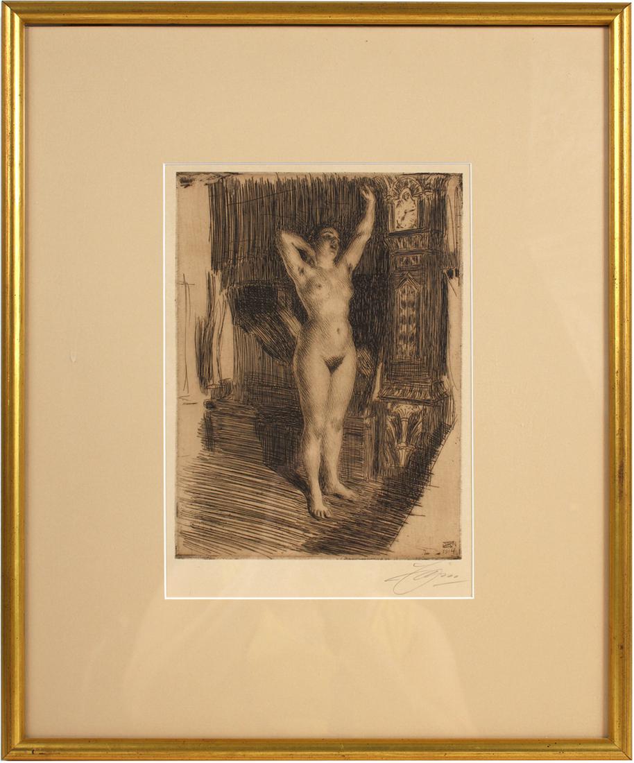 Anders Zorn, Etching, "Early" (1 of 8)