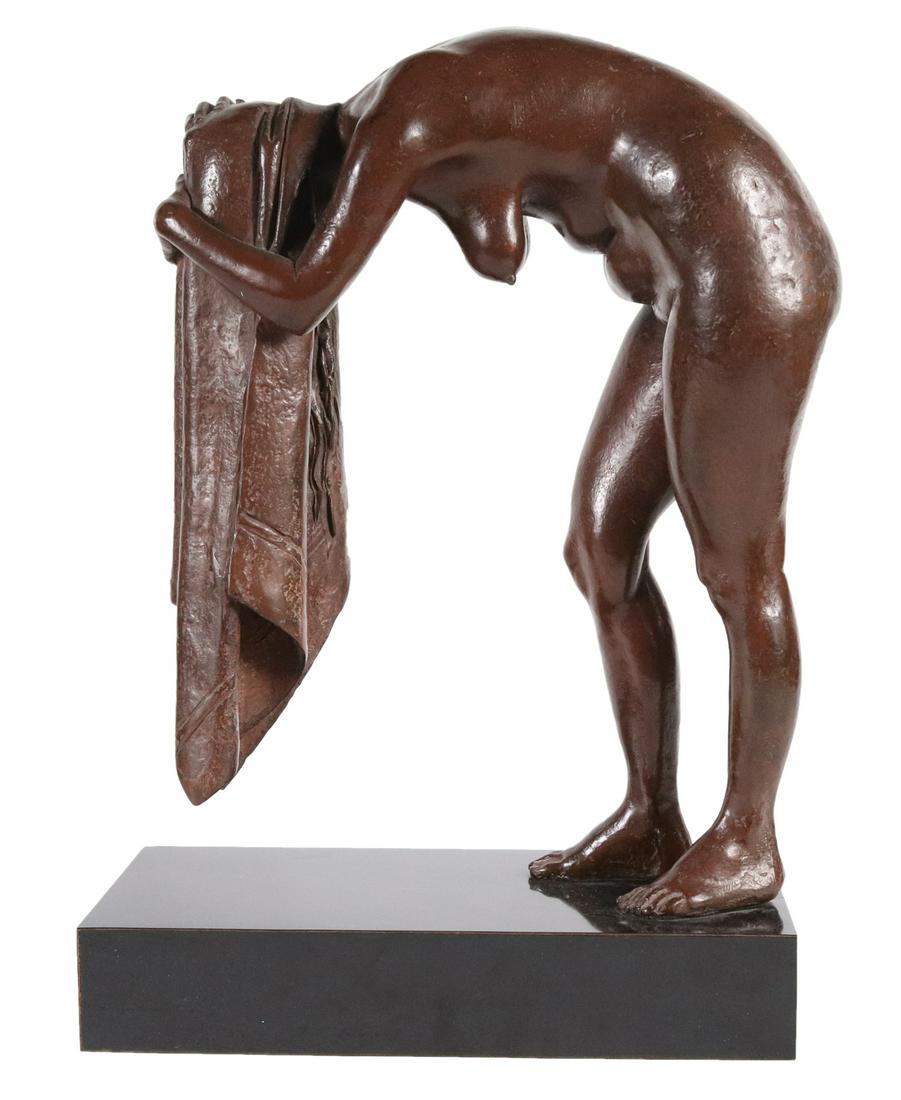 Bruno Lucchesi, Bronze, Woman Drying Her Hair (1 of 9)