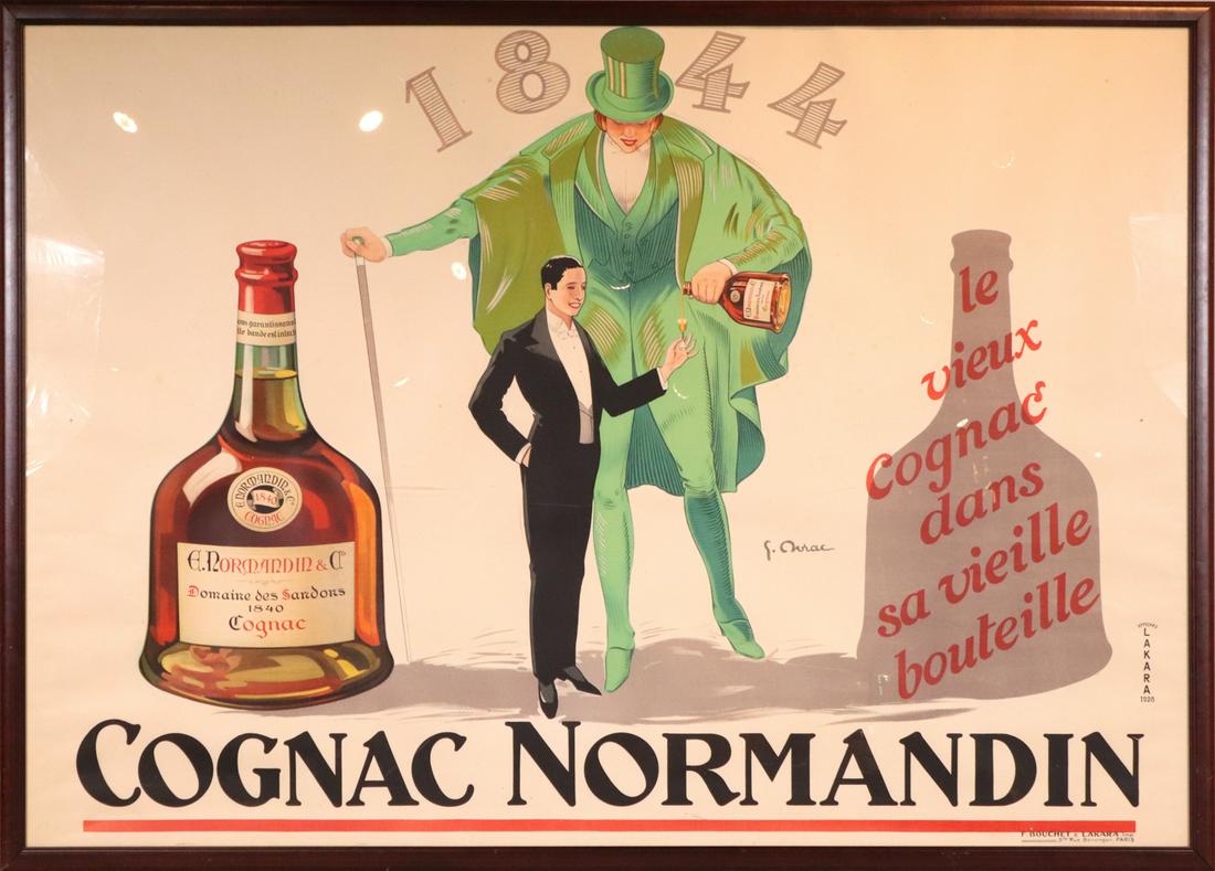 French Cognac Normandin Advertisement (1 of 11)