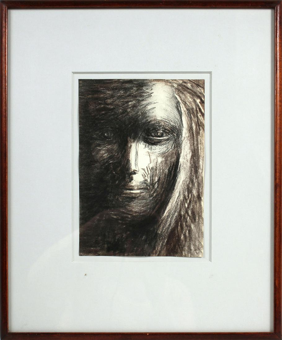 Henry Moore, Drawing, "Justice" (1 of 7)