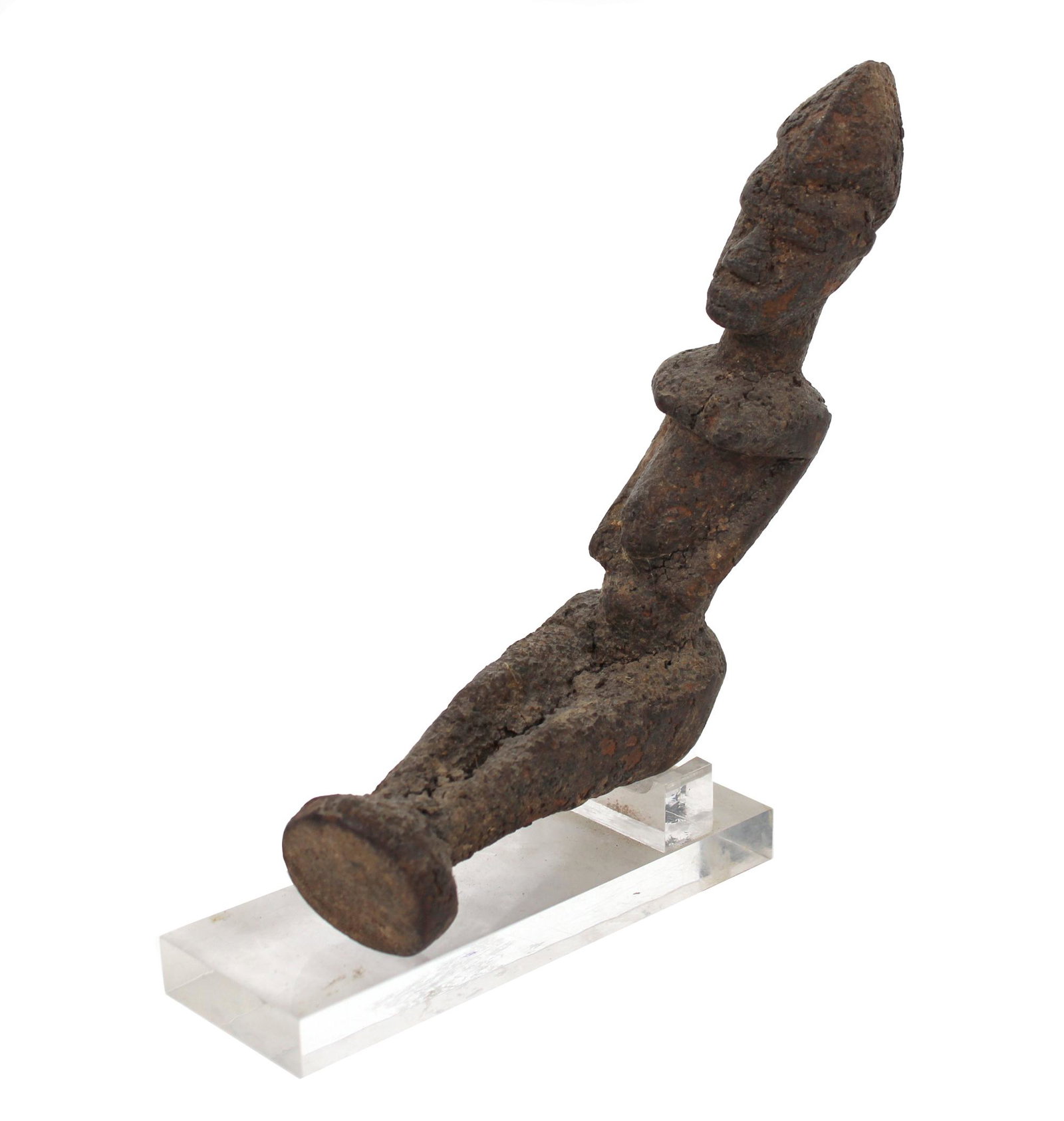 Lobi Tribe "Bateba" Figure: Northern Ghana or Southern Burkina Faso Appx. 6-1/4"h x 4"w Provenance: Arcade Gallery, London; Property from the Estates of David and Laura Finn, Westchester County, NY