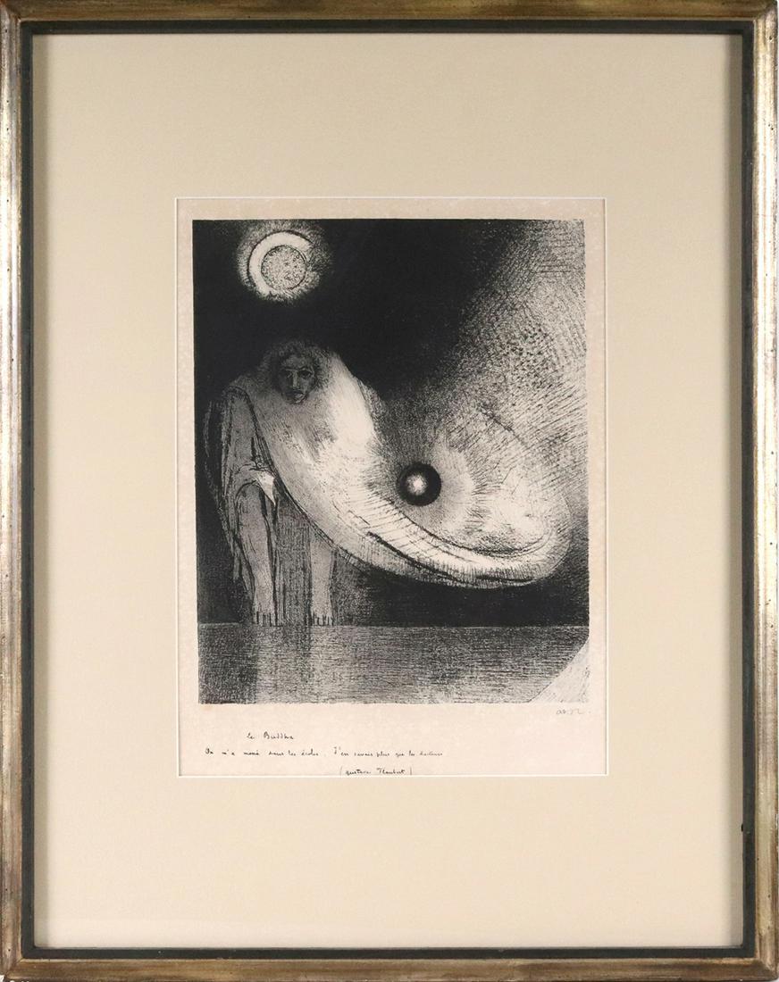 Odilon Redon, Lithograph, "Le Buddha" (1 of 11)