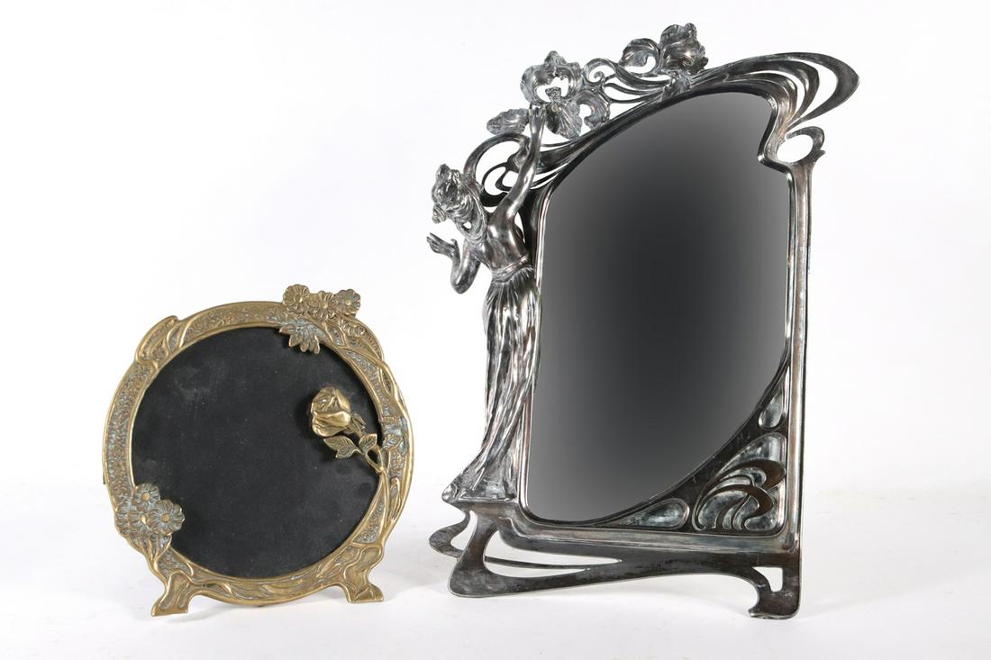 Two Art Nouveau Style Mirrors (1 of 17)