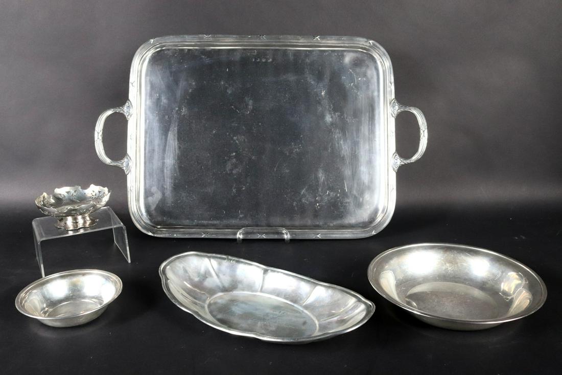 Valdi Silver Plated Double Handled Tray (1 of 9)