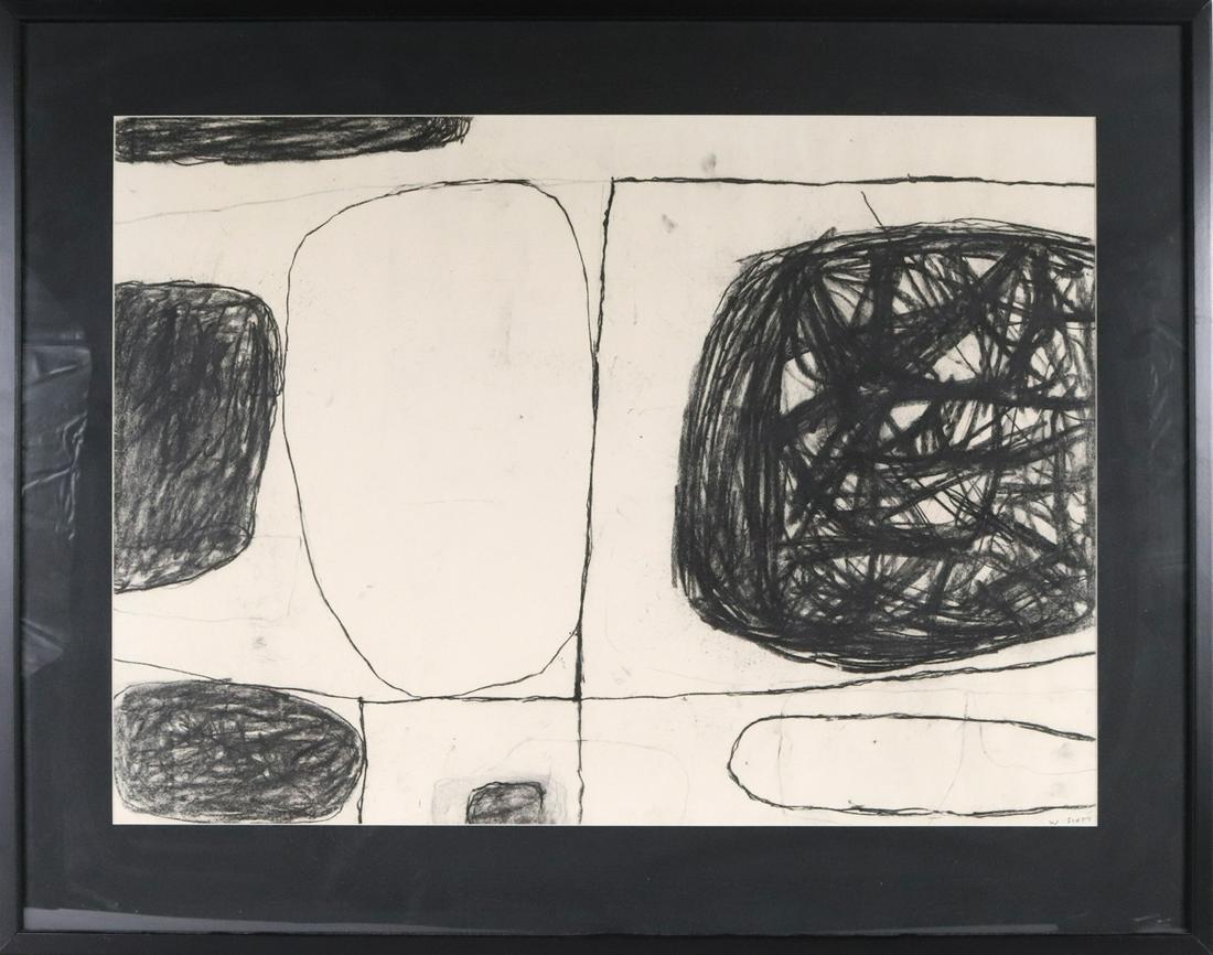 William Scott Charcoal on Paper, "Abstract Forms" (1 of 9)