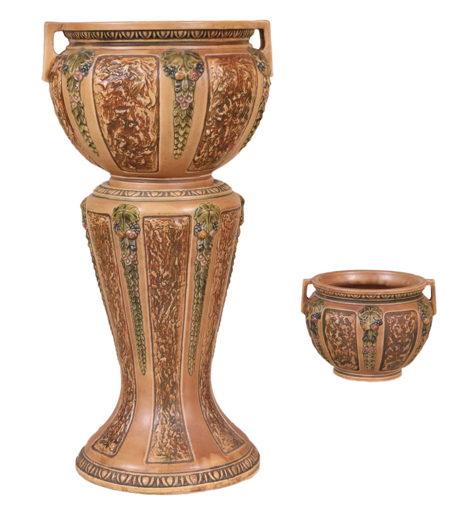 Roseville Florentine Jardiniere and Stand (1 of 6)