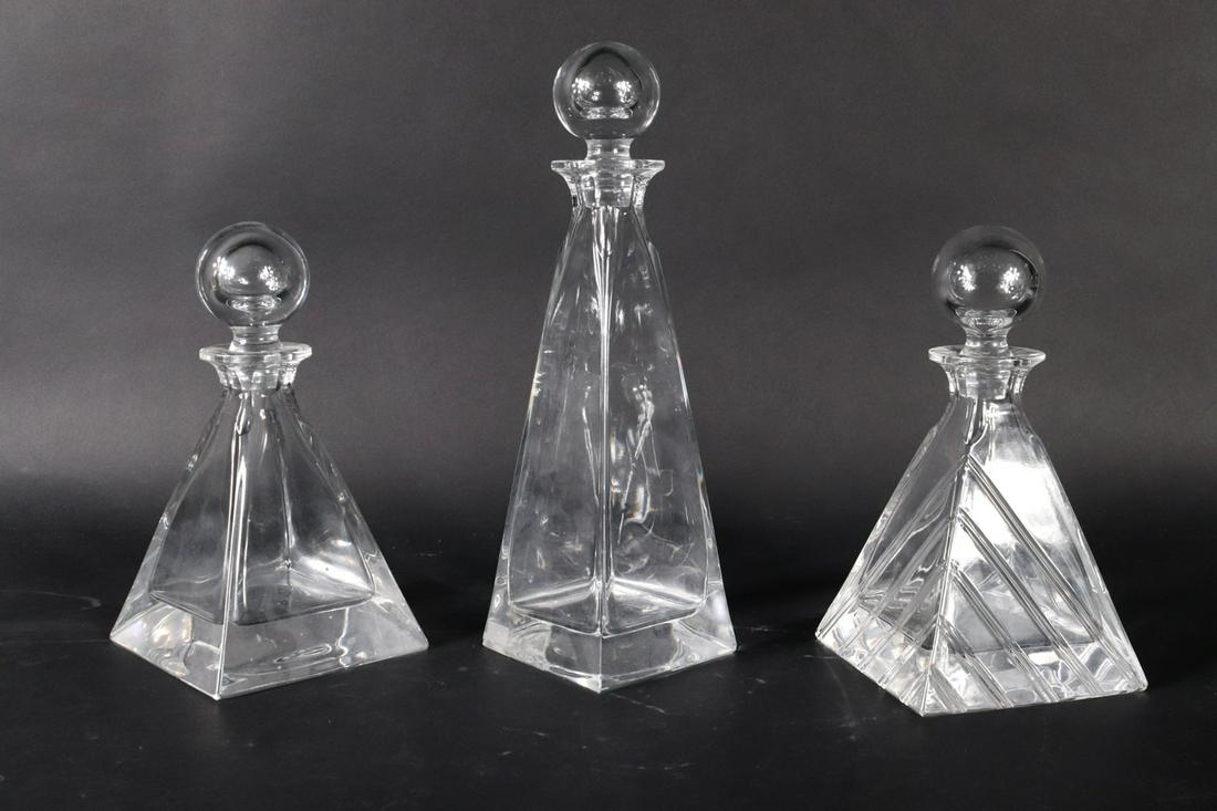 Three Modern Crystal Decanters (1 of 11)