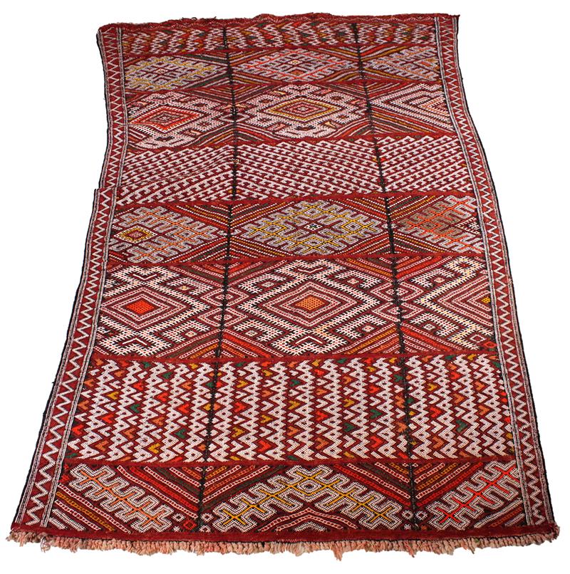 Moroccan Berber Brocaded Kilim (1 of 8)