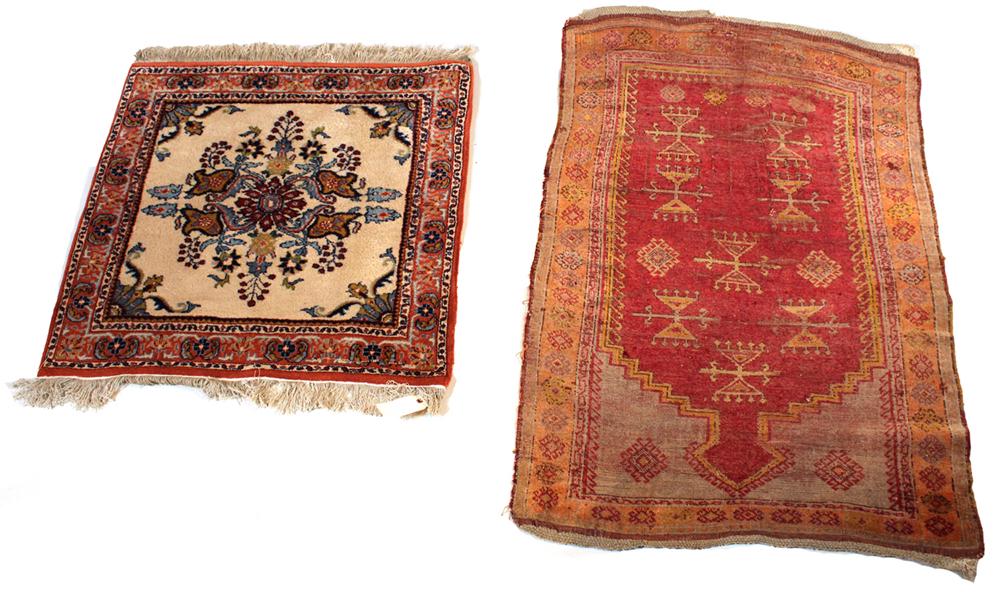 Turkish Prayer Rug and Persian Style Mat (1 of 11)