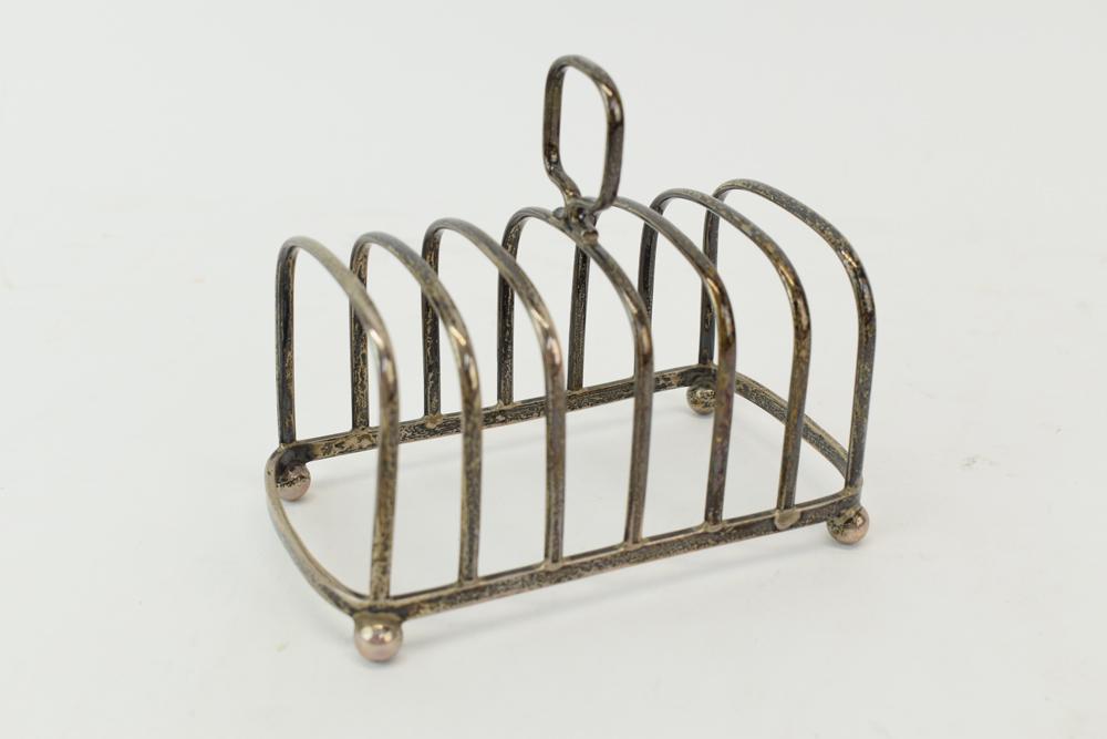 Sterling Silver Toast Rack, Richard Burbridge (1 of 4)