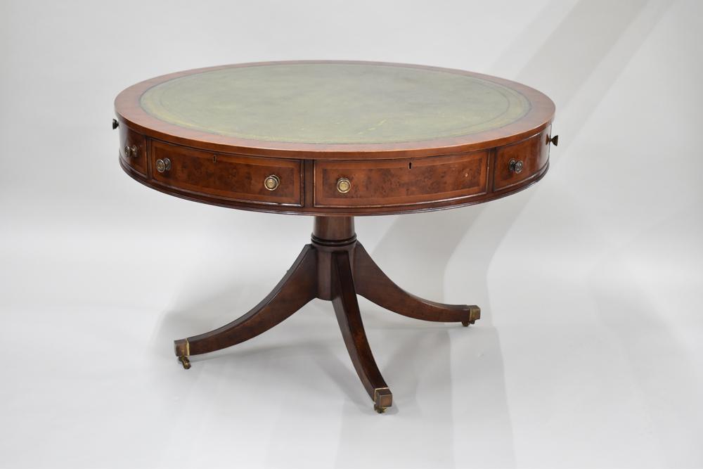Regency Style Mahogany Rent or Drum Table (1 of 5)