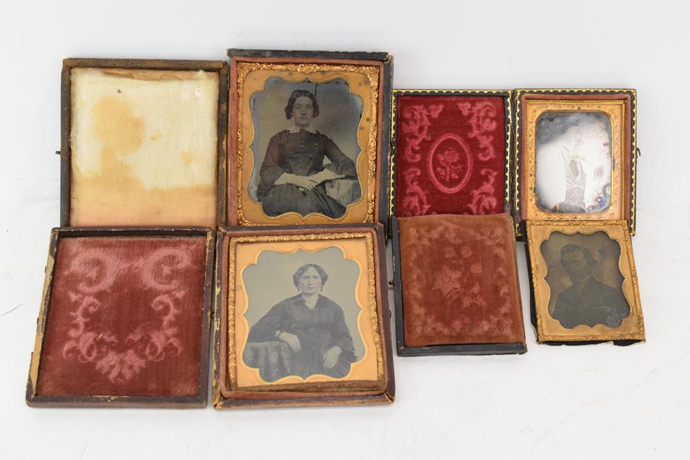 4 Assorted Daguerreotype Tintypes (1 of 6)