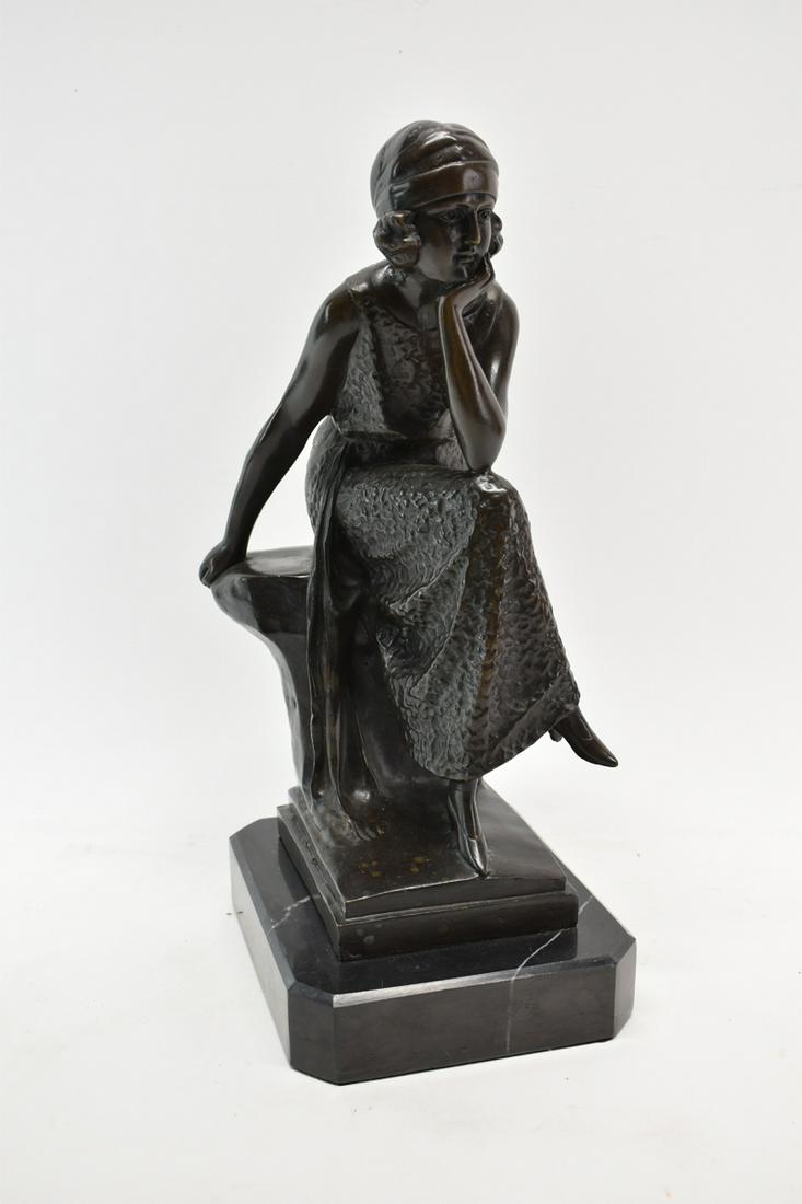 After Demetre Chiparus Bronze Art Sculpture (1 of 6)