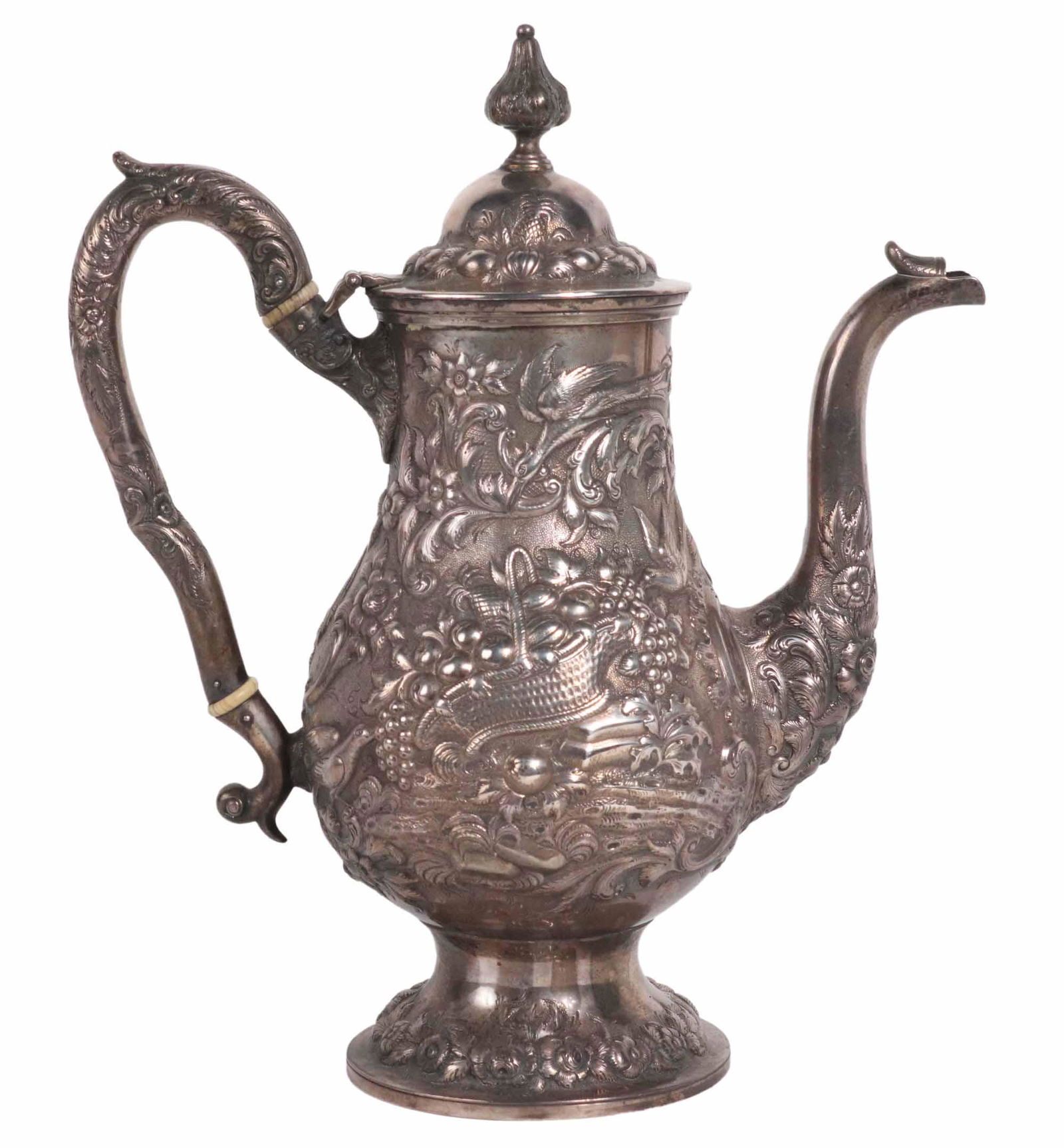 Ornate Baltimore A.E. Warner Coin Coffeepot (1 of 12)
