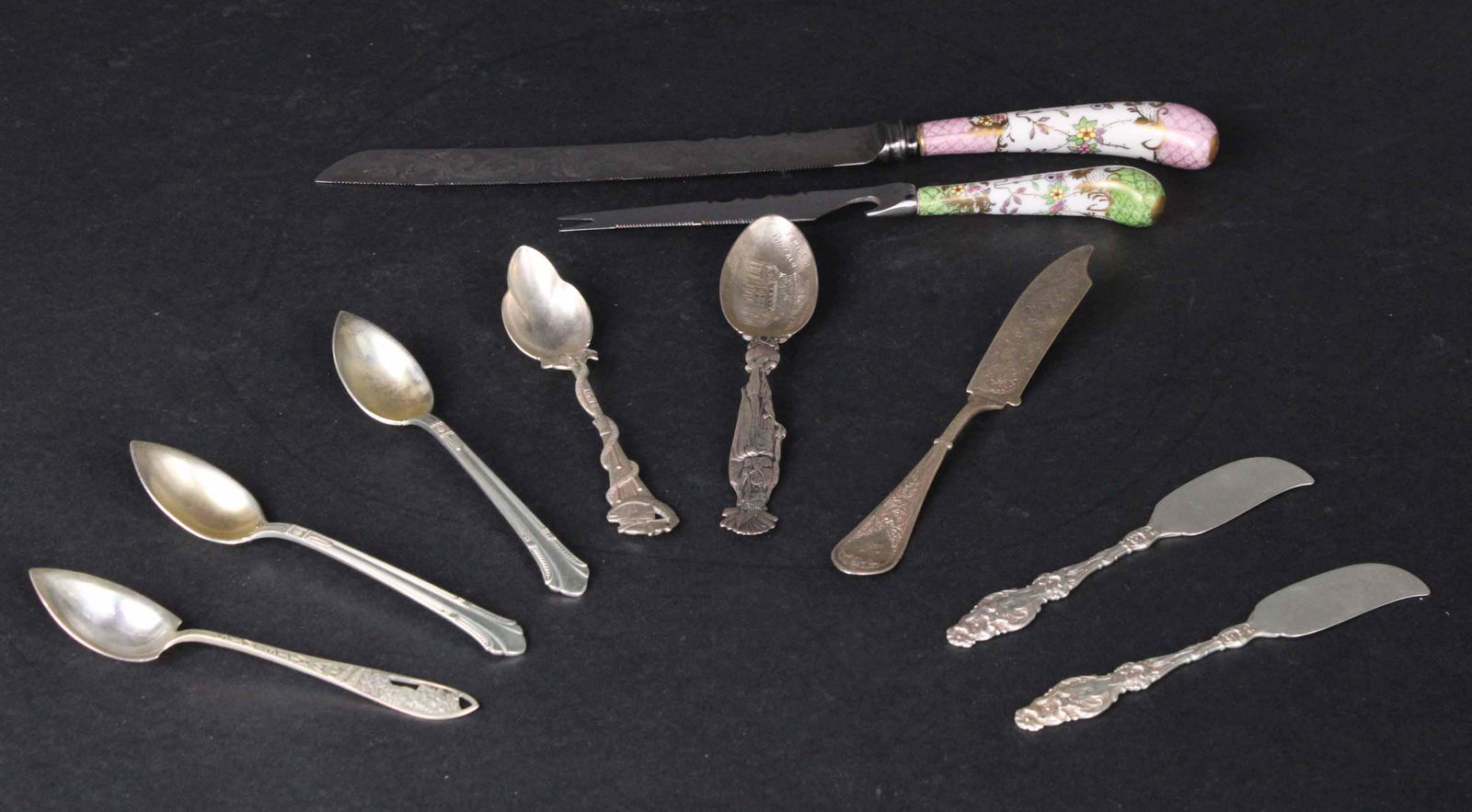 8 Gorham Sterling Shamrock V Grapefruit Spoons (1 of 20)
