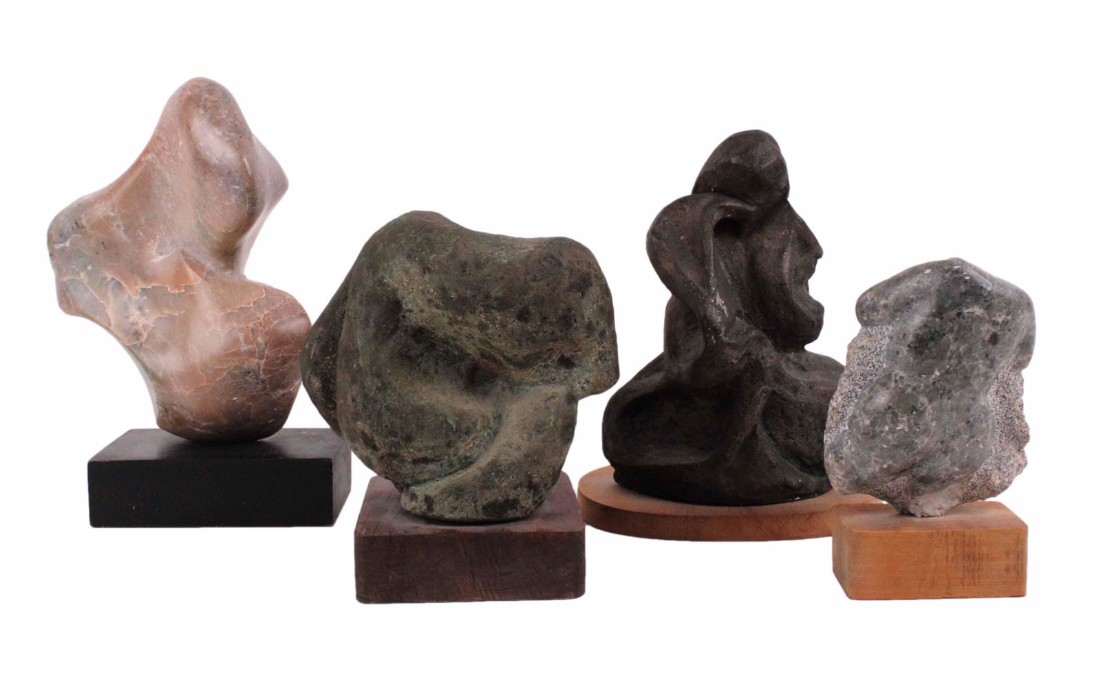 Four Abstract Stone and Marble Sculptures (1 of 13)