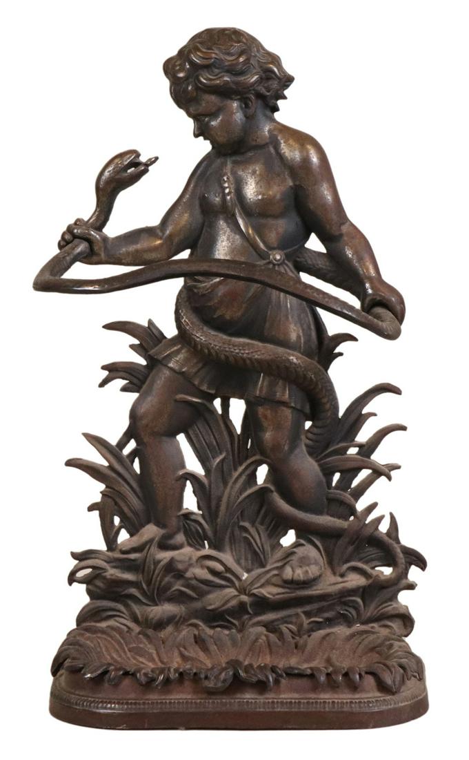 Polished Cast Iron Umbrella Stand (1 of 11)