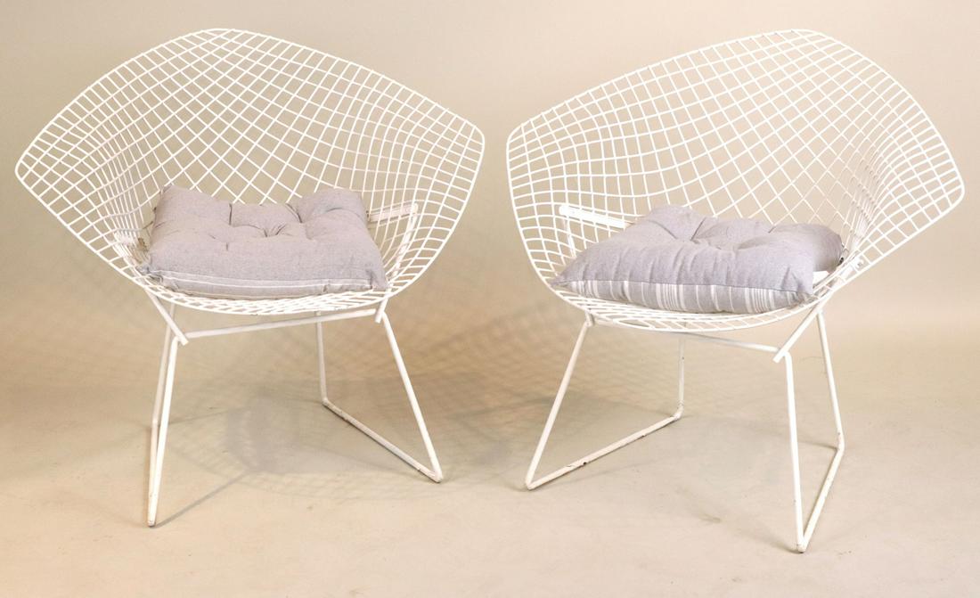 Pair of Harry Bertoia for Knoll Diamond Chairs (1 of 6)