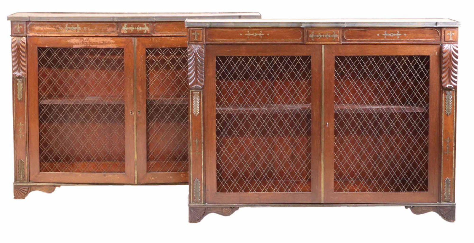 Pair of Regency Mahogany Cabinets (1 of 8)