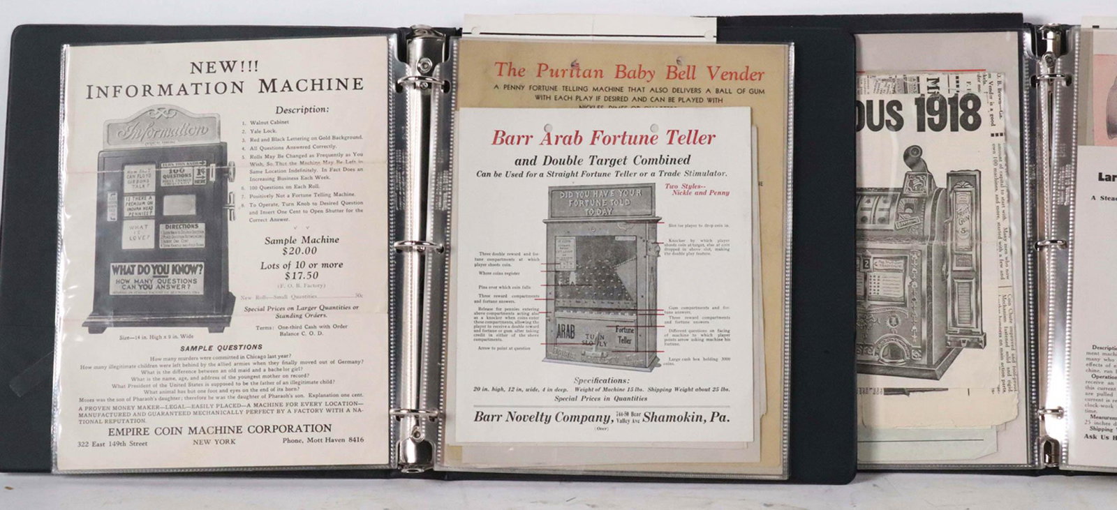 Archive of Original Mills Ephemera: Including letters, ads, and more, together with a second collection of non-Mills ephemera, 67 inserts total
