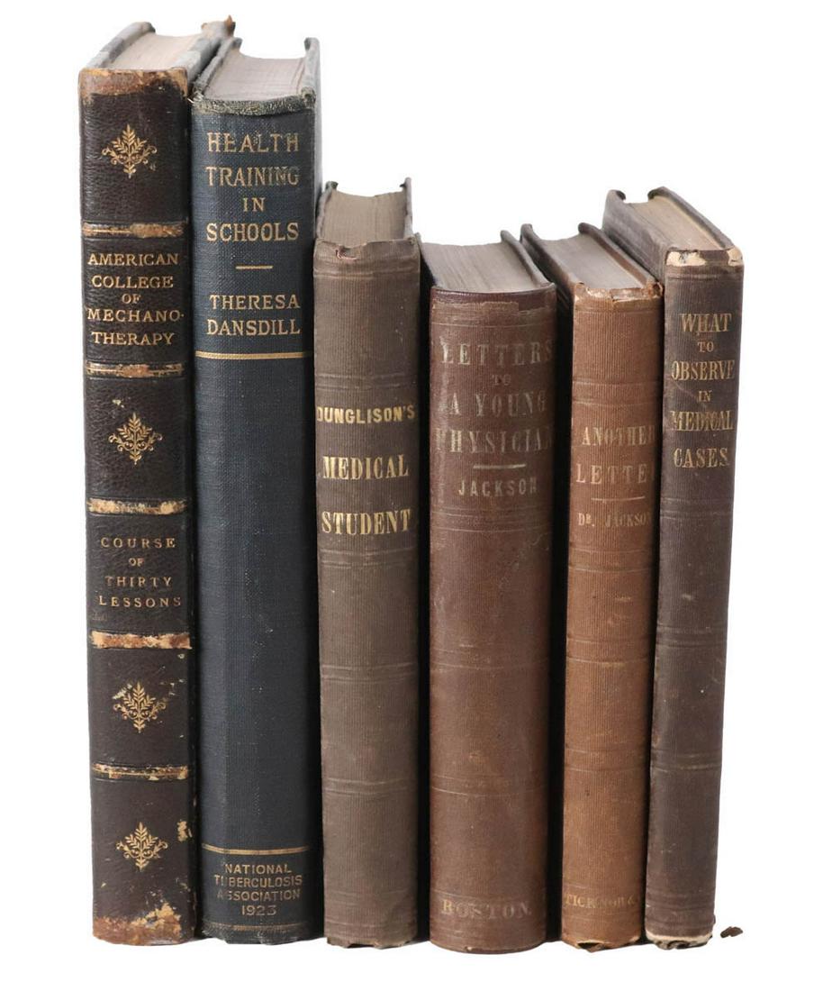 Group of Books on Medical Education: Including "What to Observe at the Bed-side and After Death in Medical Cases", 1st American ed.; "Letters to a Young Physician" and "Another Letter to a Young Physician" by James Jackson, Boston, 1855 
