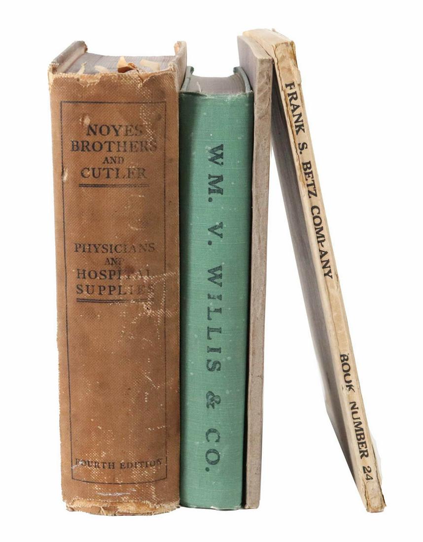 Group of Surgical Instrument Catalogues: Including a Sears Roebuck & Co. Surgical Instruments and Physicians Supplies catalogue from 1903; a Noyes Bros. & Cutler 4th ed. surgical instruments catalogue, ca. 1900, and 2 others, 4 books total