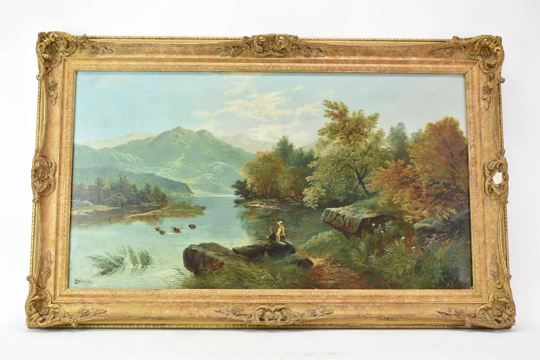 David Hicks, Landscape with Two Fishermen (1 of 10)