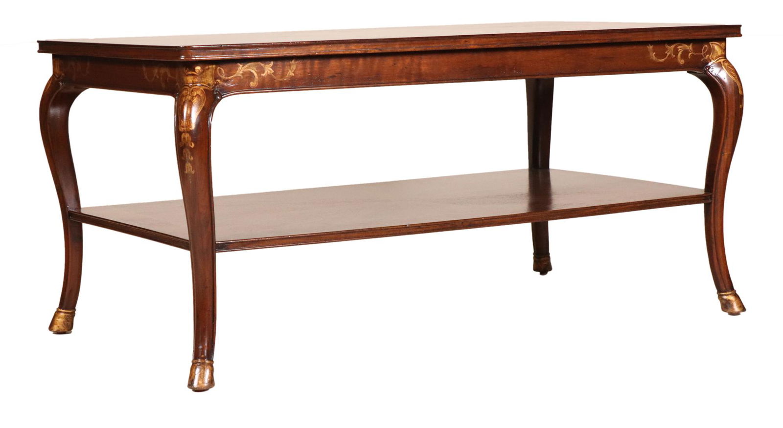 Neoclassical Style Parcel-Gilt Mahogany Low Table (1 of 9)