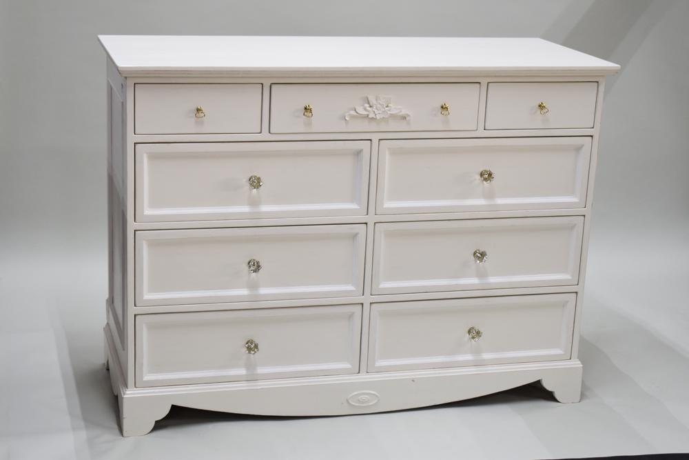 Contemporary White Painted Chest of Drawers (1 of 6)