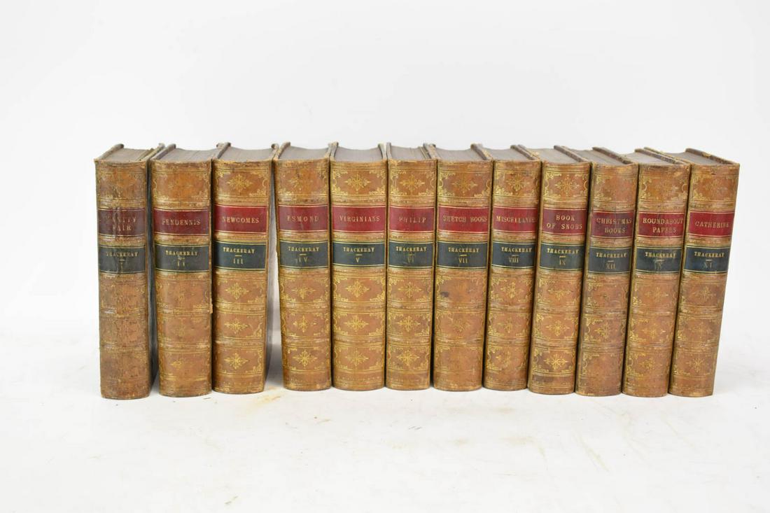 Twelve Volumes of The Works of Thackeray (1 of 10)