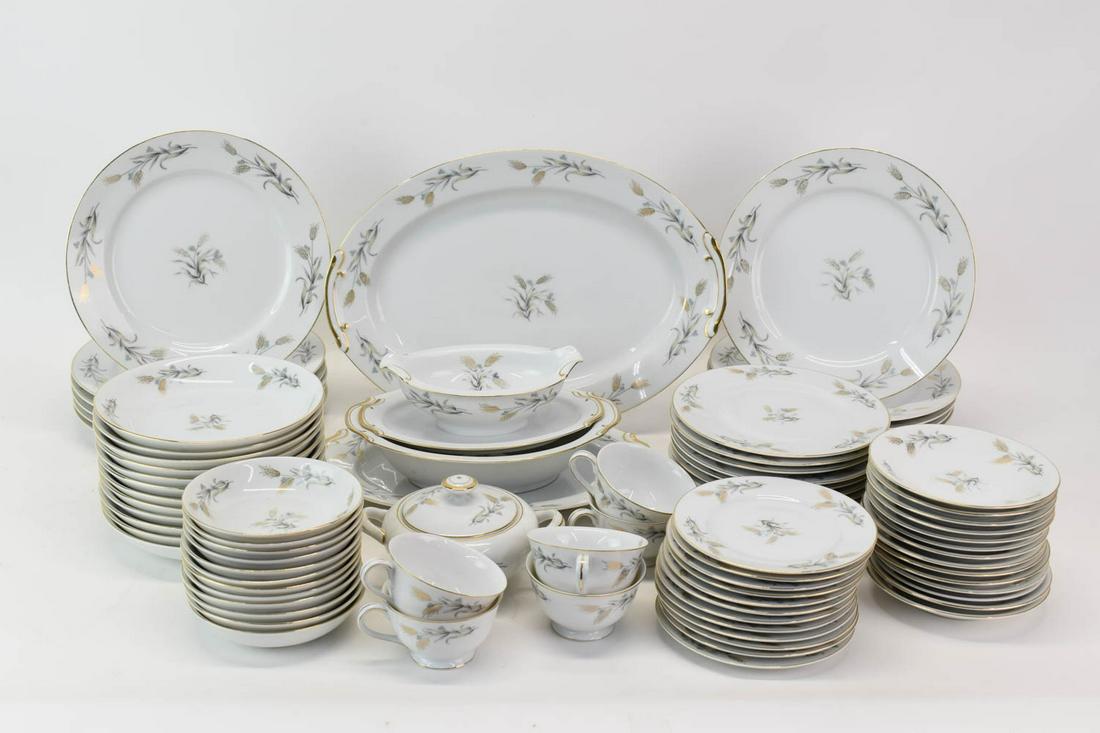 Partial Set of Gold Wheat Dinnerware (1 of 10)