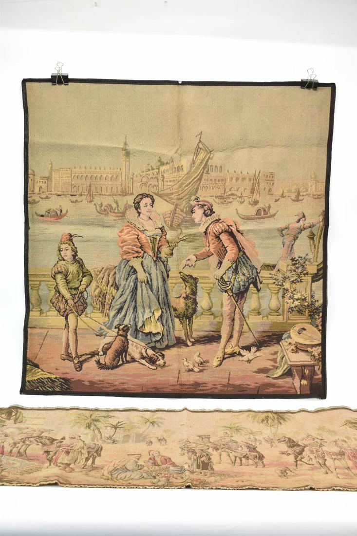 French Tapestry of a Venetian Courting Scene (1 of 20)