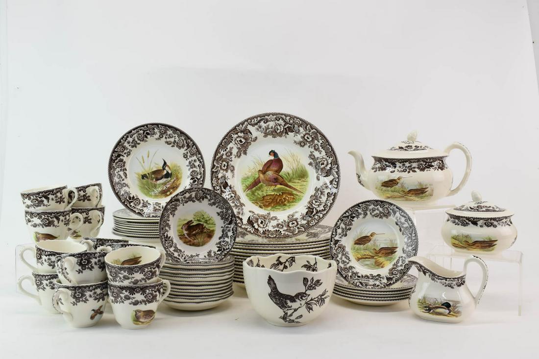Partial Set of Woodland Spode Dinnerware Service (1 of 19)