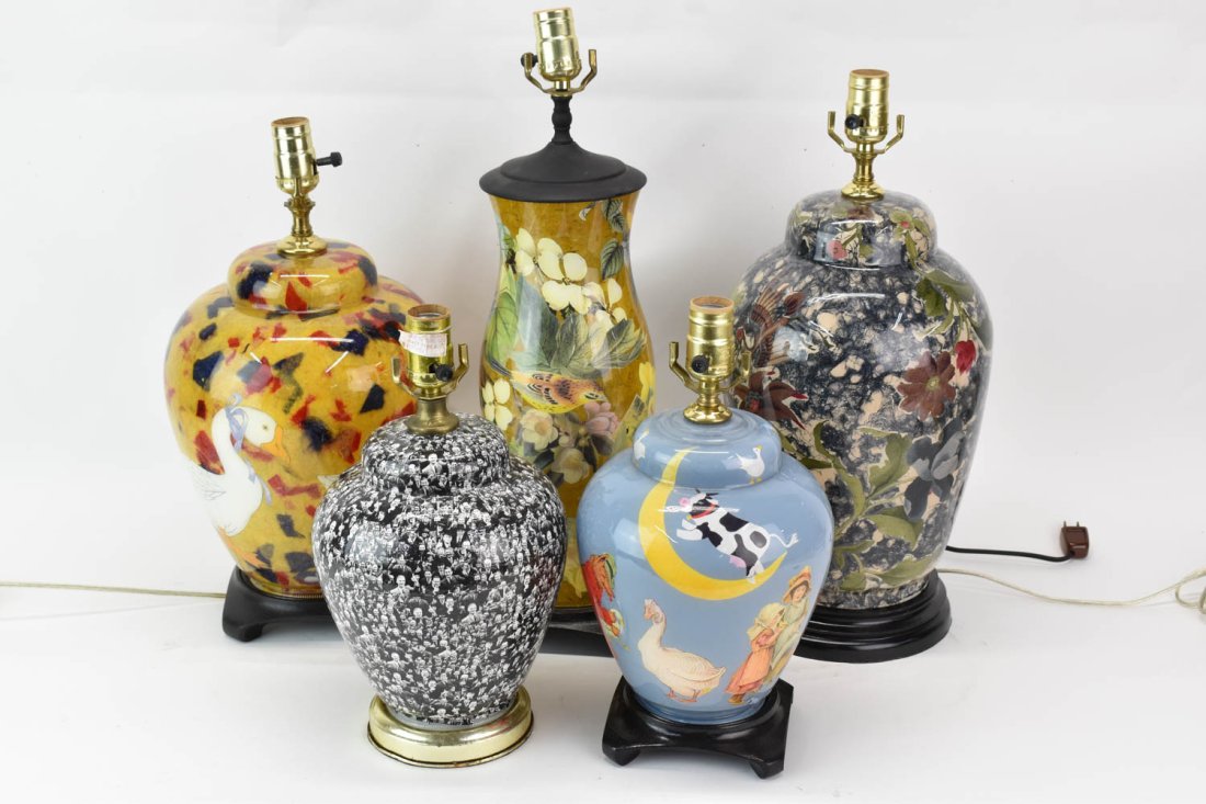 Five of Assorted Table Lamp (1 of 6)