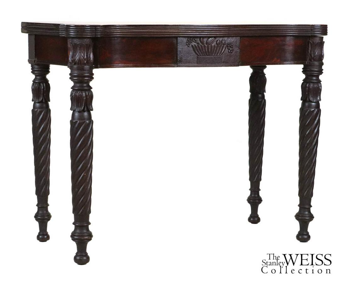 Classical Carved Mahogany Card Table (1 of 18)