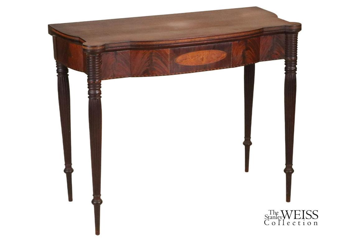 Federal Inlaid Mahogany Card Table (1 of 14)