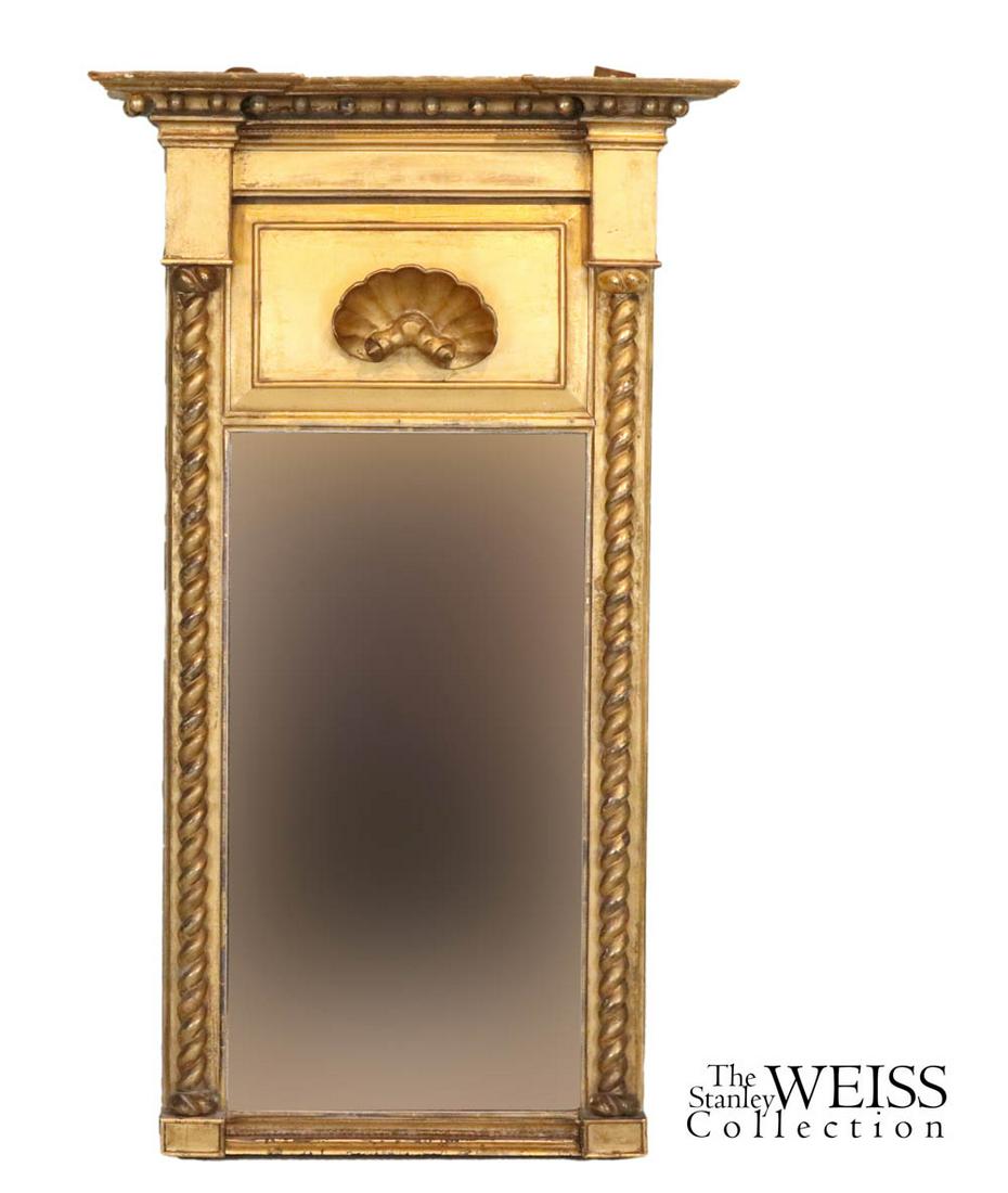 Classical Giltwood Mirror with Clam Shell Carving (1 of 12)