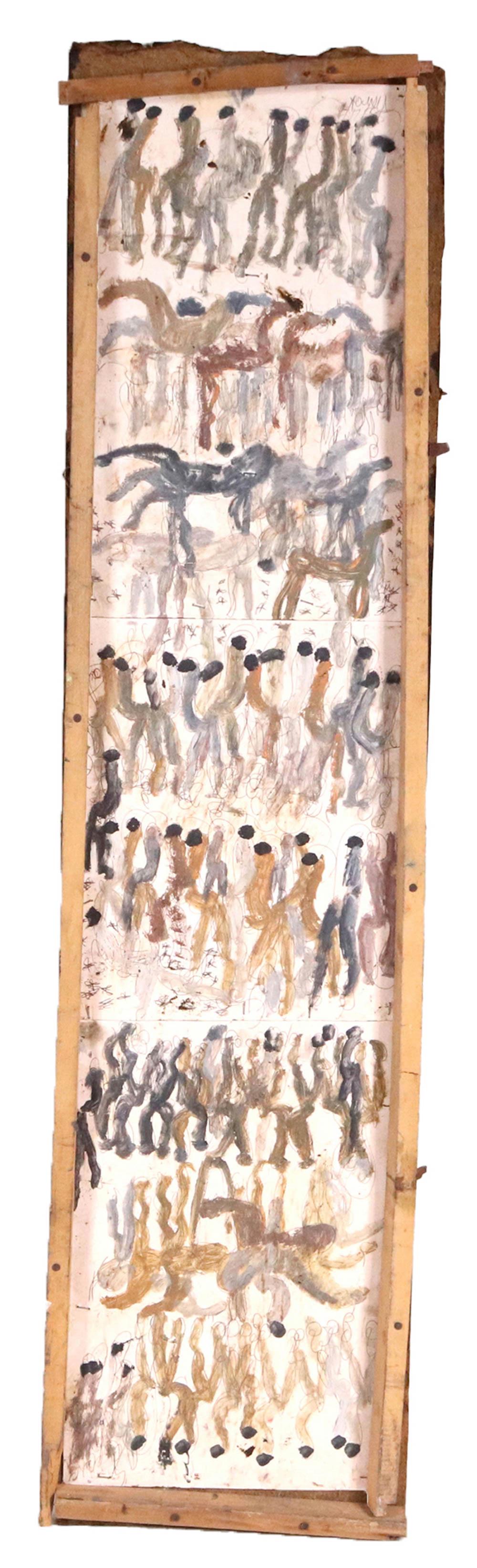 Purvis Young, Ink and Paint on Paper, Untitled (1 of 13)