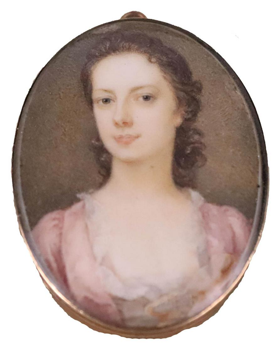 Georgian Locket with Portrait of a Young Woman (1 of 6)