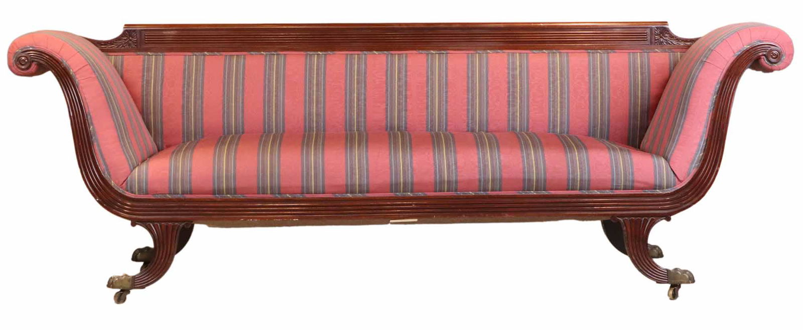 Regency Mahogany Day Bed Sofa (1 of 8)