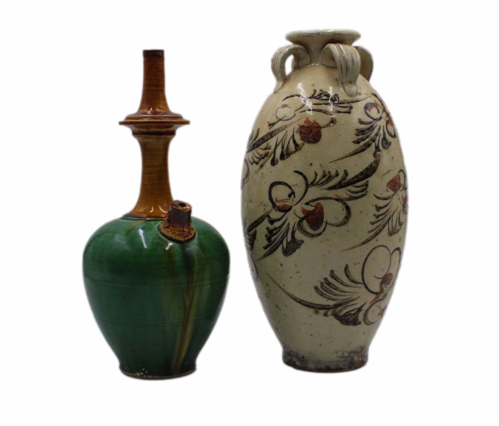 Two Chinese Cizhouware Vases (1 of 9)
