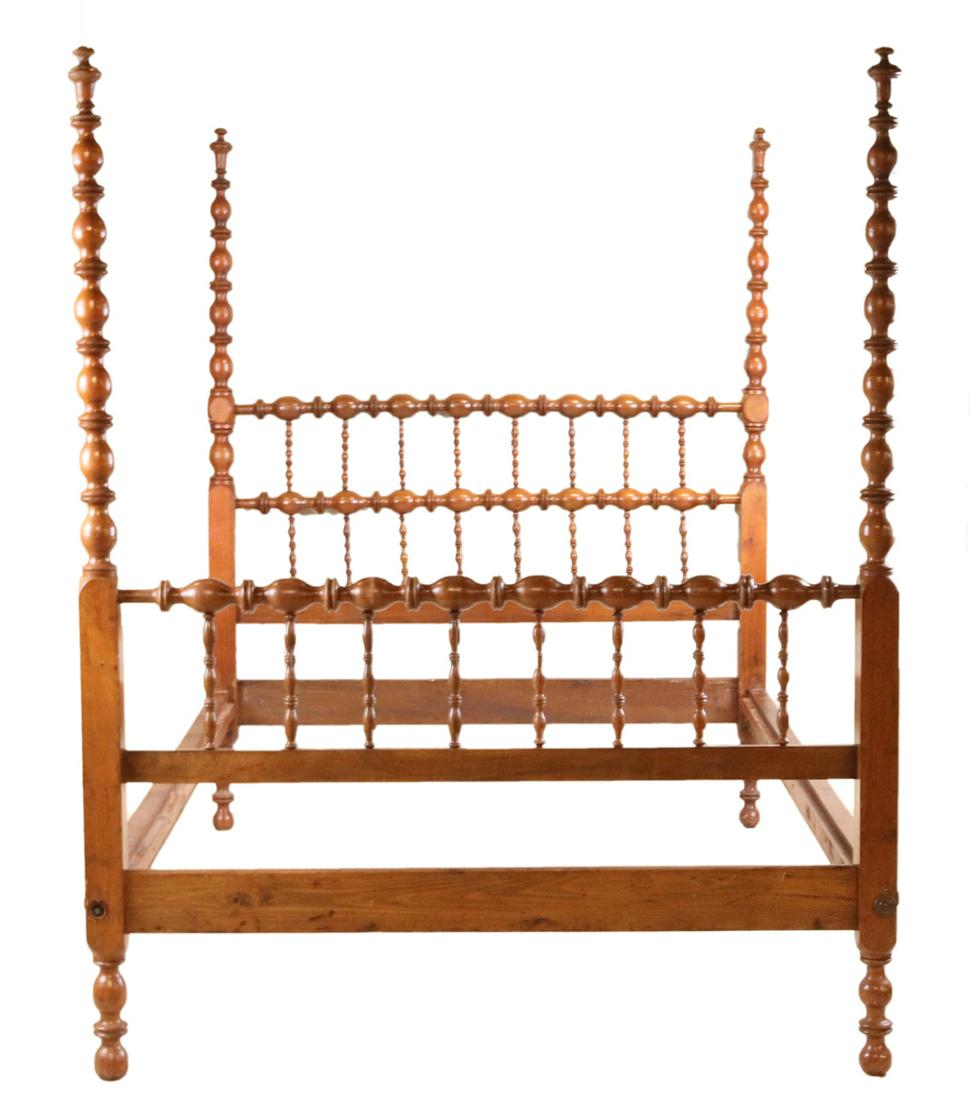 Jenny Lind Style Maple Bedstead (1 of 10)
