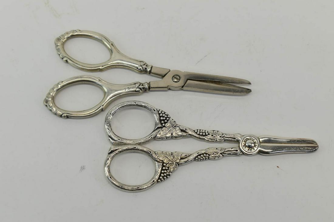 Norwegian Silver Handled Grape Shears 830S (1 of 7)