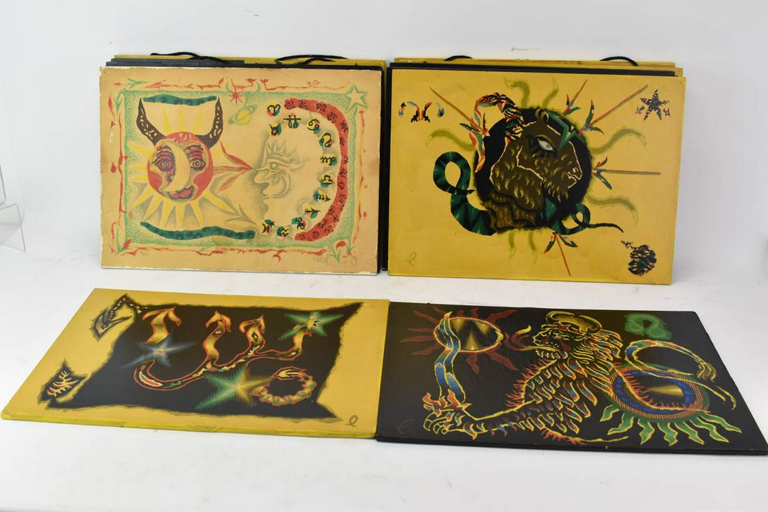 Thirteen Jean Lurcat Screenprint on Board (1 of 14)