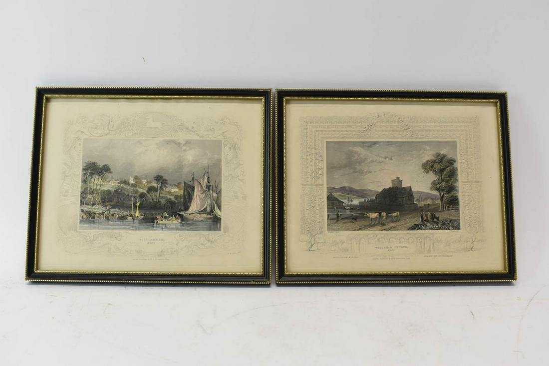 Two Colored Engravings by William Tombleson (1 of 8)