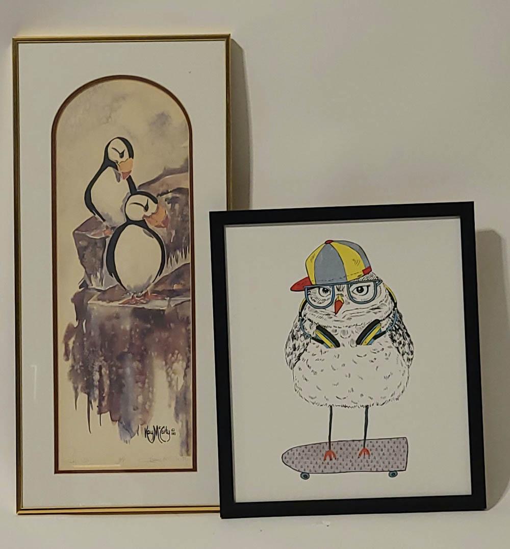 Kay McCarty Framed Puffin Artist Proof Print (1 of 15)