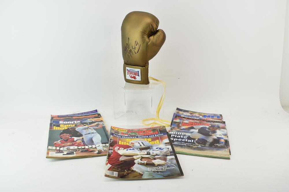 Frank Bruno Autographed Lonsdale Boxing Glove (1 of 7)